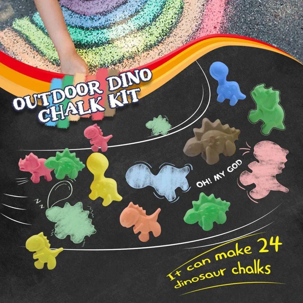 Johnco Outdoor Chalk Making Kit - Dinosaurs