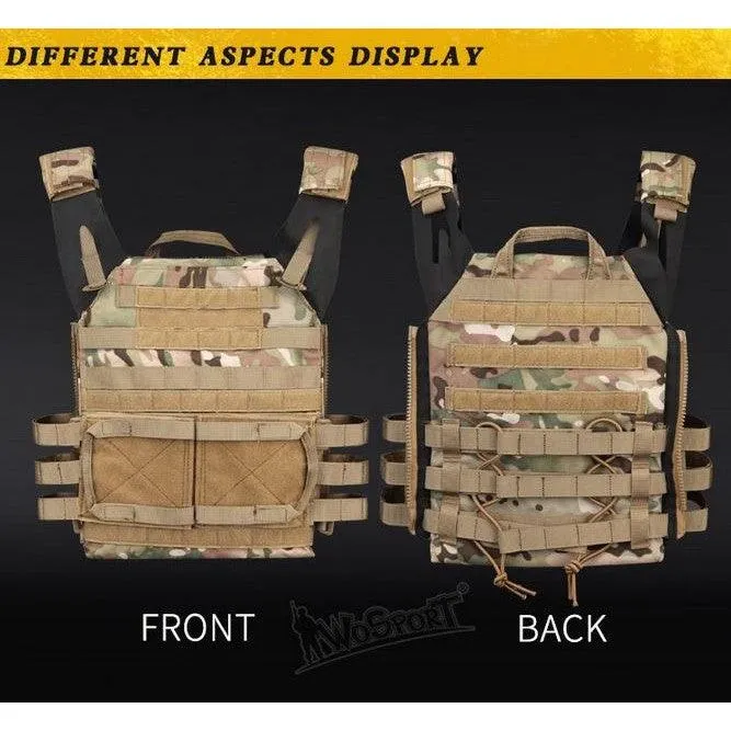 JPC Tactical Vest 2.0  plus  front accessory package standard triple package - TAN