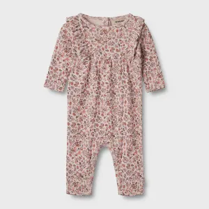 Jumpsuit Kira in Pale Rose Flowers