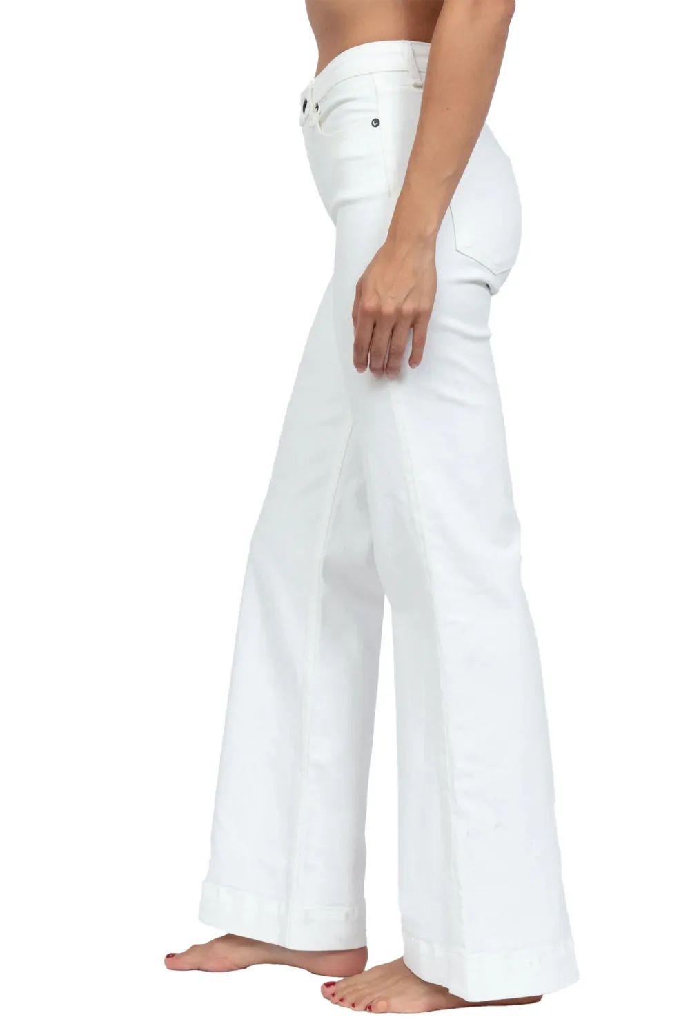 Juniper Wide Leg in Ivory