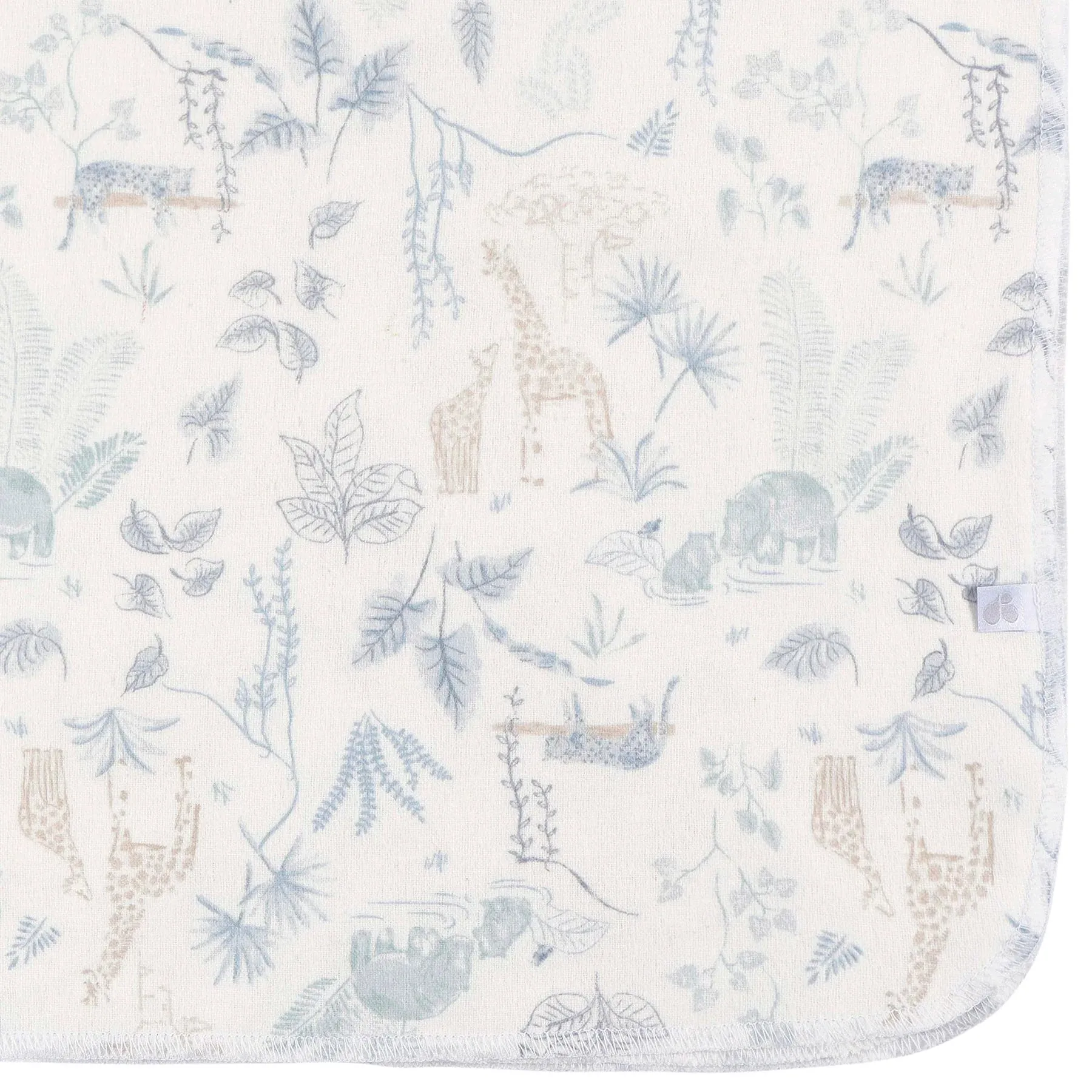 Just Born Flannel Receiving Blanket - 4 Pack