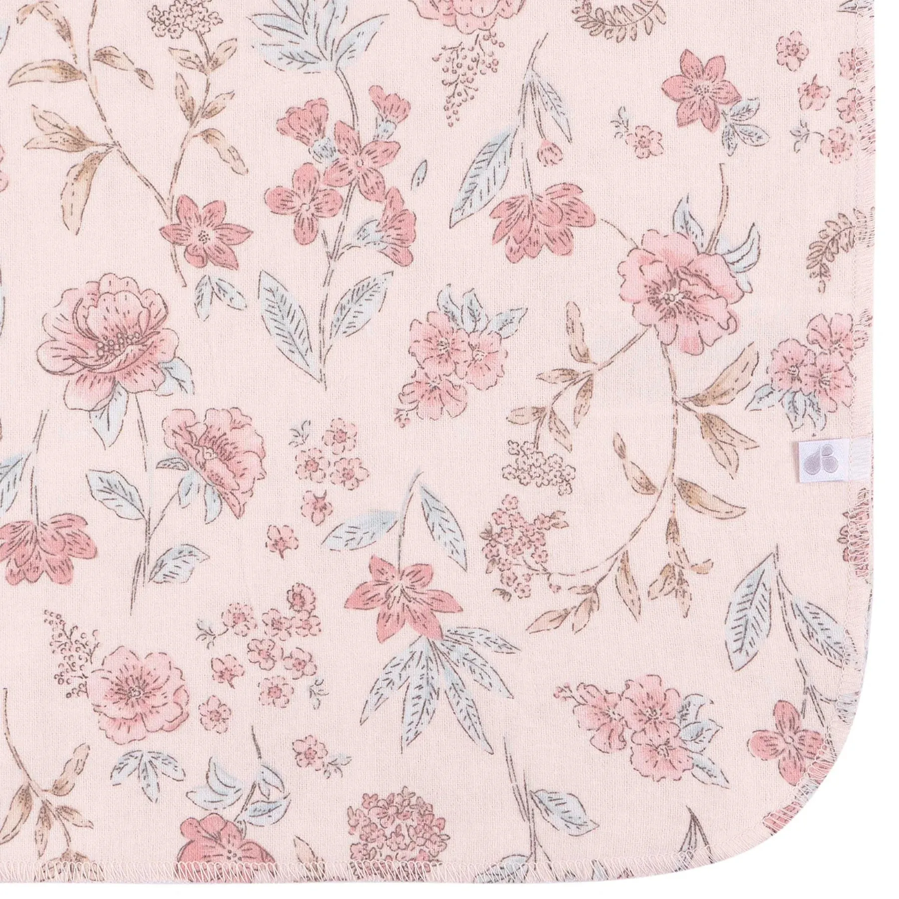 Just Born Flannel Receiving Blanket - 4 Pack