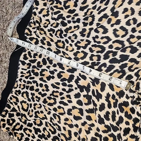 Kate Spade Janice Sleep Lounge Pajama PJs Animal Print Cheetah 3X Cozy Gift New