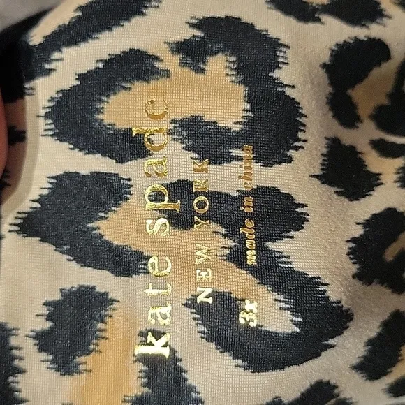 Kate Spade Janice Sleep Lounge Pajama PJs Animal Print Cheetah 3X Cozy Gift New