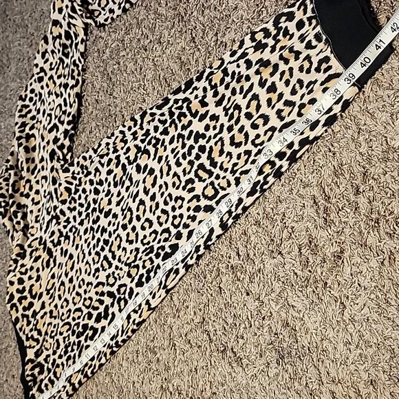 Kate Spade Janice Sleep Lounge Pajama PJs Animal Print Cheetah 3X Cozy Gift New