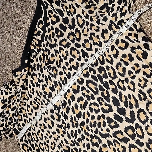 Kate Spade Janice Sleep Lounge Pajama PJs Animal Print Cheetah 3X Cozy Gift New