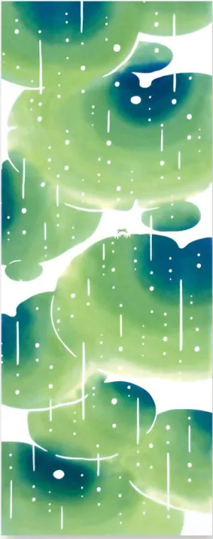Kenema  - Kanu no kaeru (甘雨の蛙) (The dyed Tenugui)