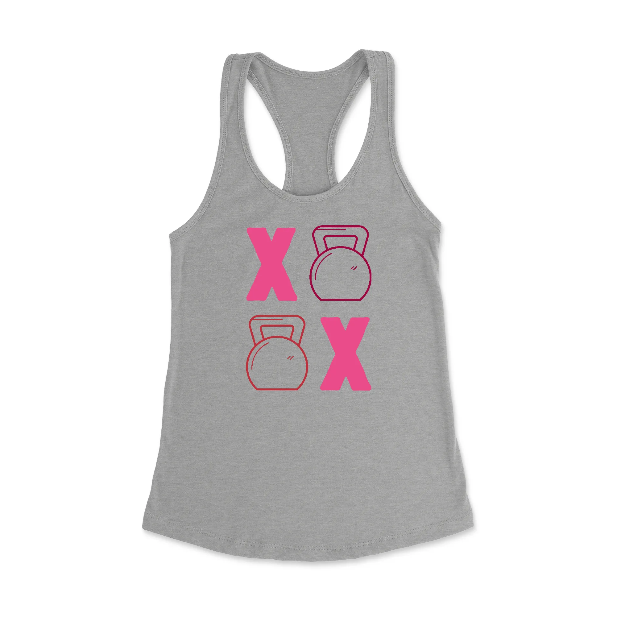 Kettlebell Kisses Racerback Tank