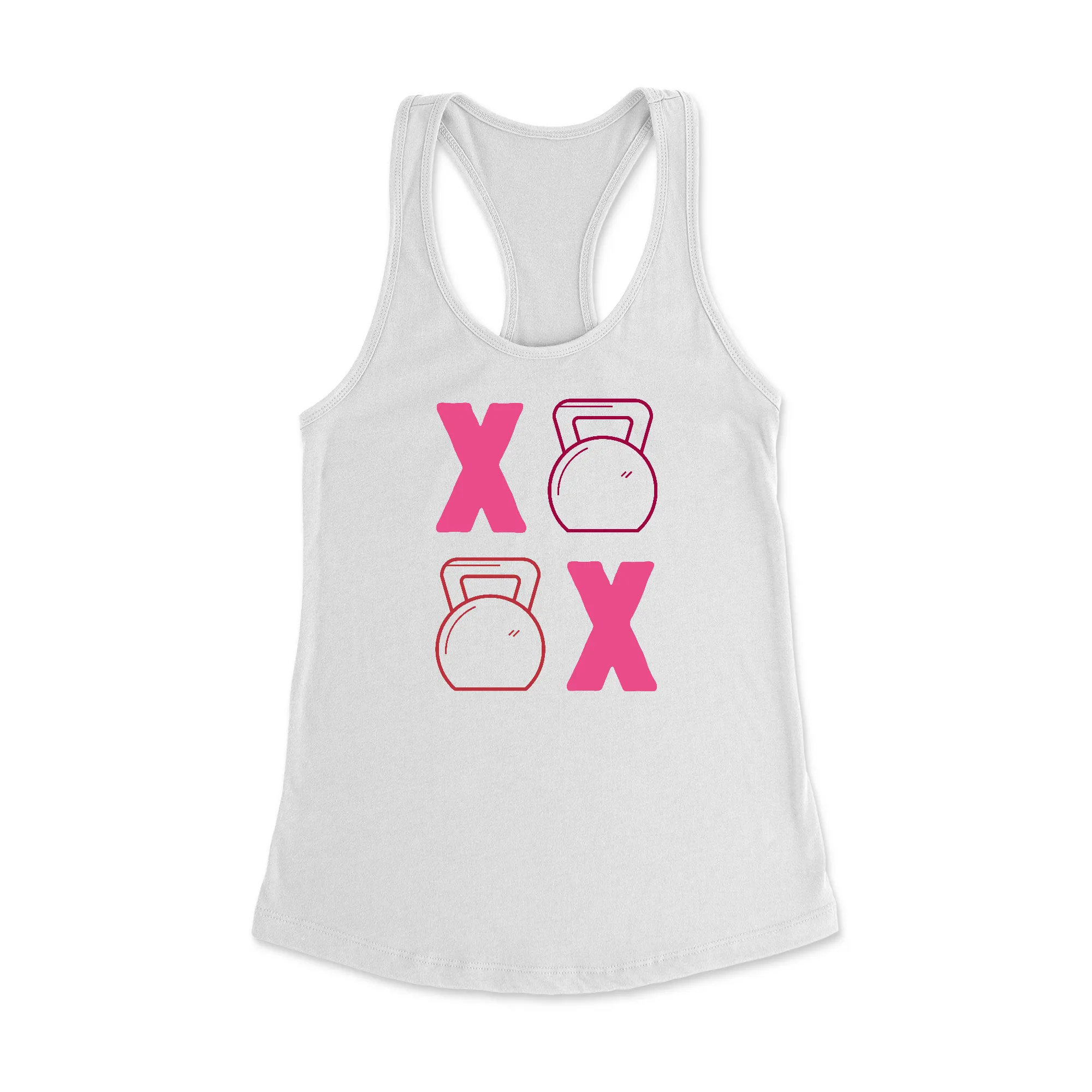 Kettlebell Kisses Racerback Tank