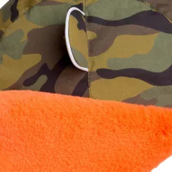 Kids Arctic Cub Trapper Hat: Camo Orange