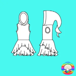 Kids Sleeveless Christmas Pixie Dress