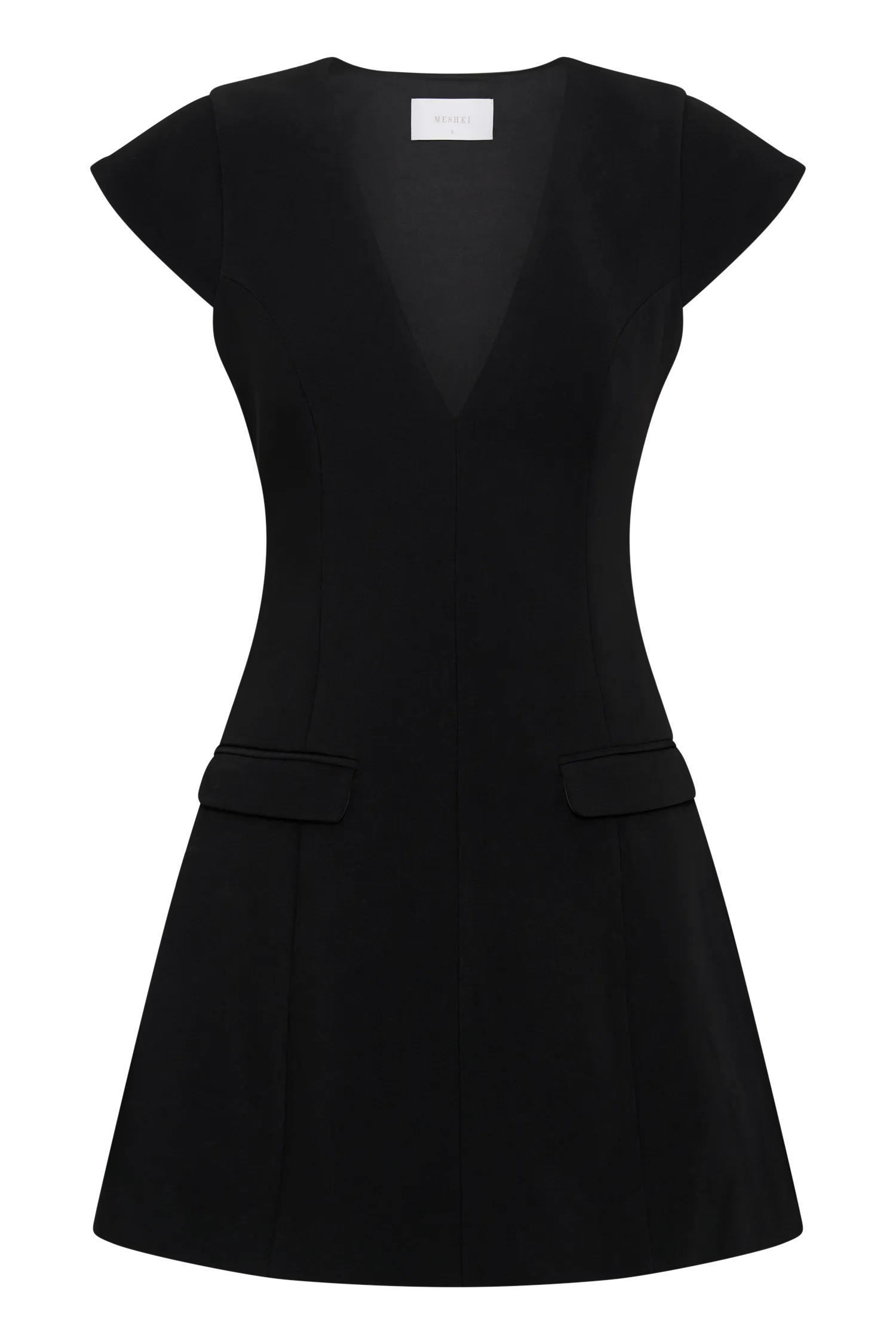 Kiernan Sleeveless Blazer Dress - Black