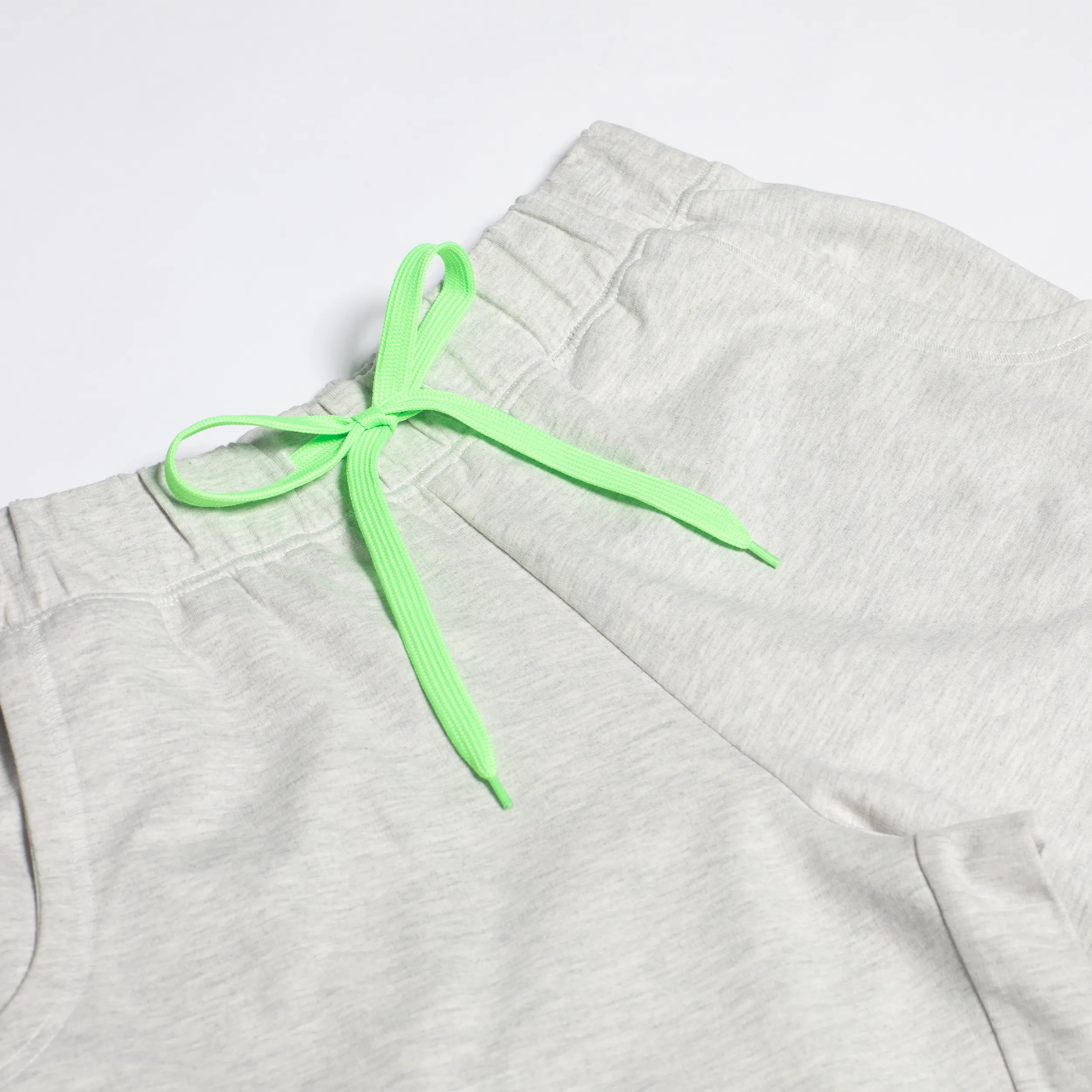 Ladies' Grey Mix With Green Cord Lounge Jogger