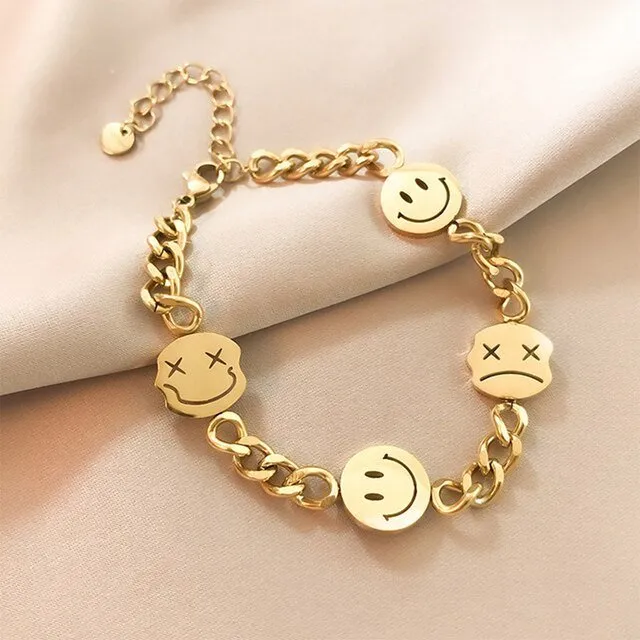 Layered Thick Chain Bracelet
