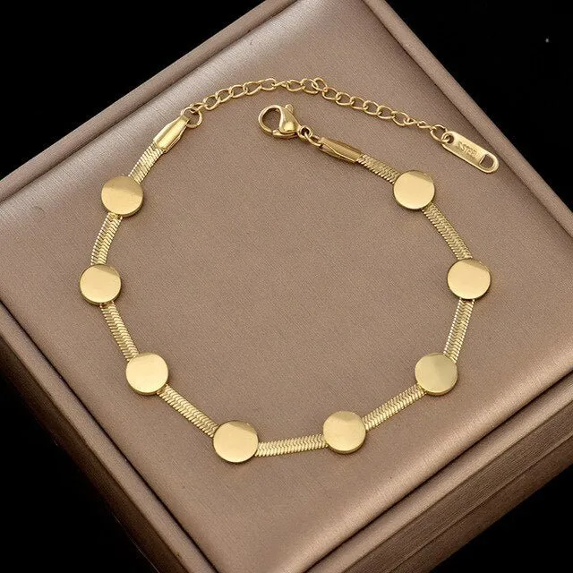 Layered Thick Chain Bracelet
