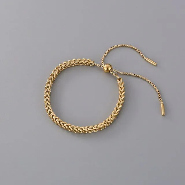 Layered Thick Chain Bracelet