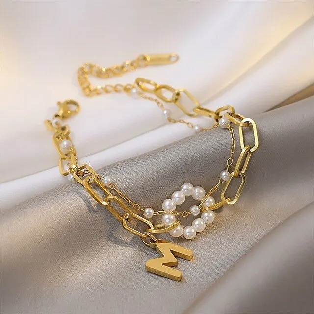 Layered Thick Chain Bracelet