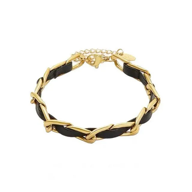 Layered Thick Chain Bracelet