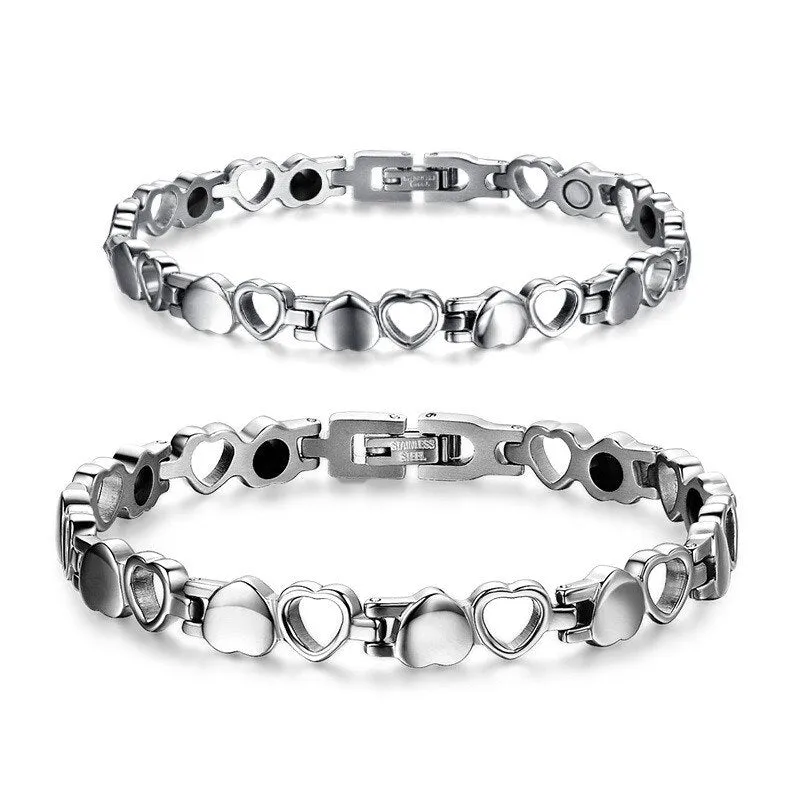 Love Titanium Steel Radiation Protection Health Bracelet