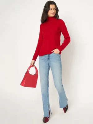 Madame High Neck Red Skeeve