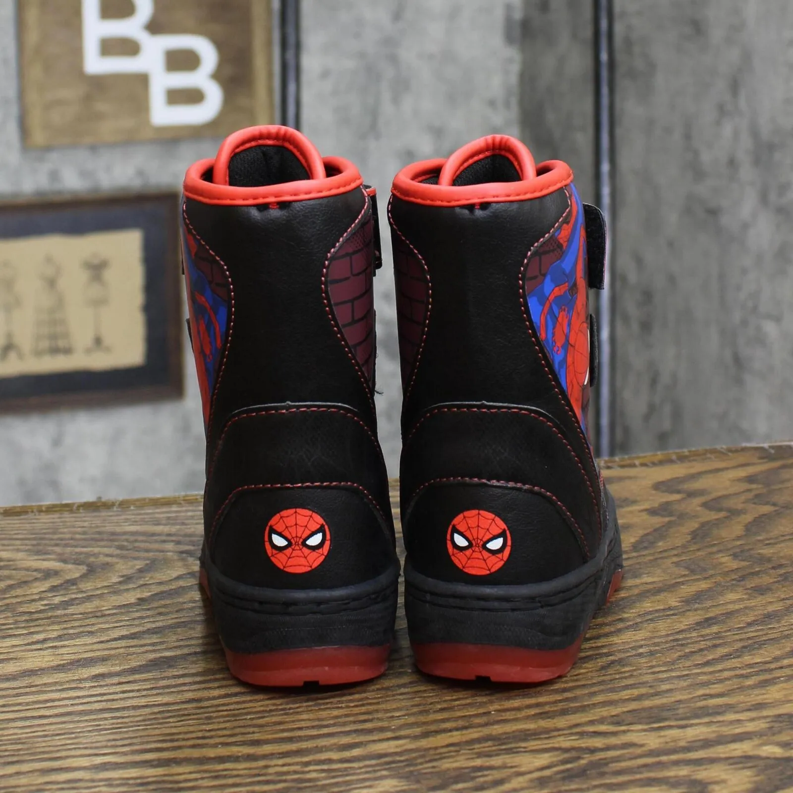 Marvel Toddler Boys Spider-Man Winter Boots 88236663 Black / Red 8T