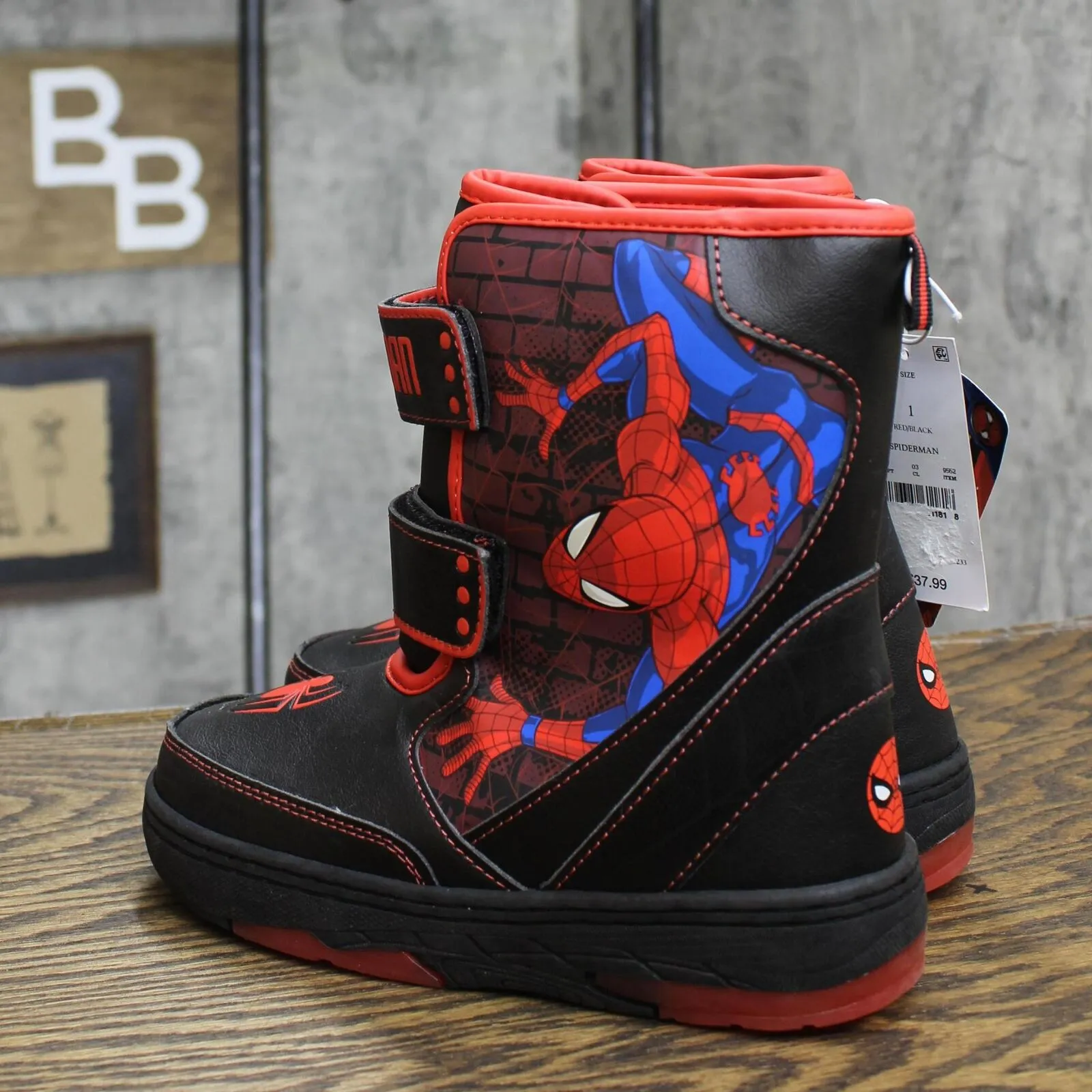 Marvel Toddler Boys Spider-Man Winter Boots 88236663 Red / Black 1