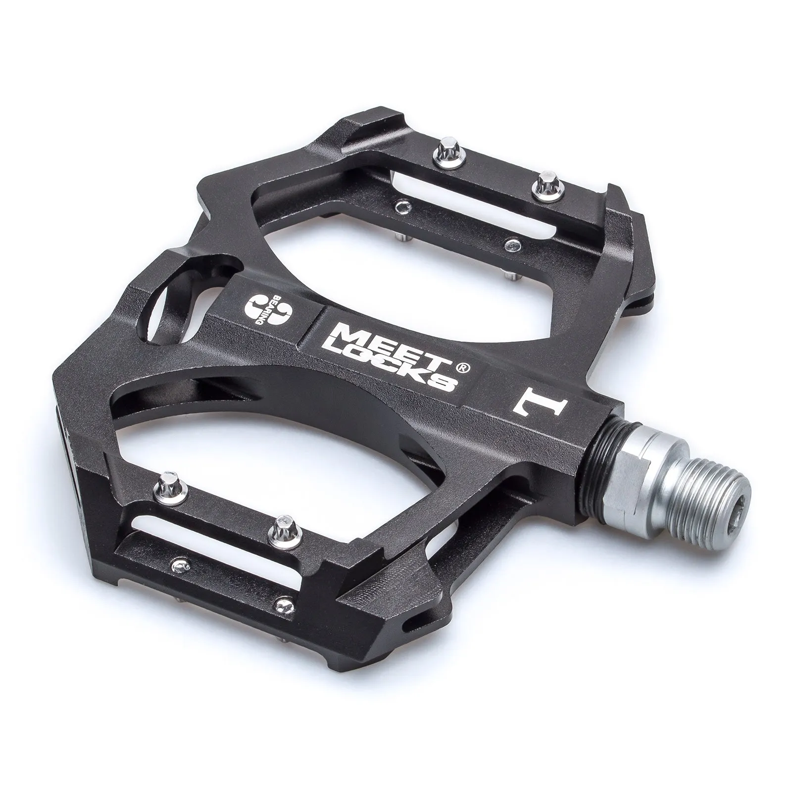 MEETLOCKS Sealed Bike Pedals CNC Aluminum Body for MTB BMX