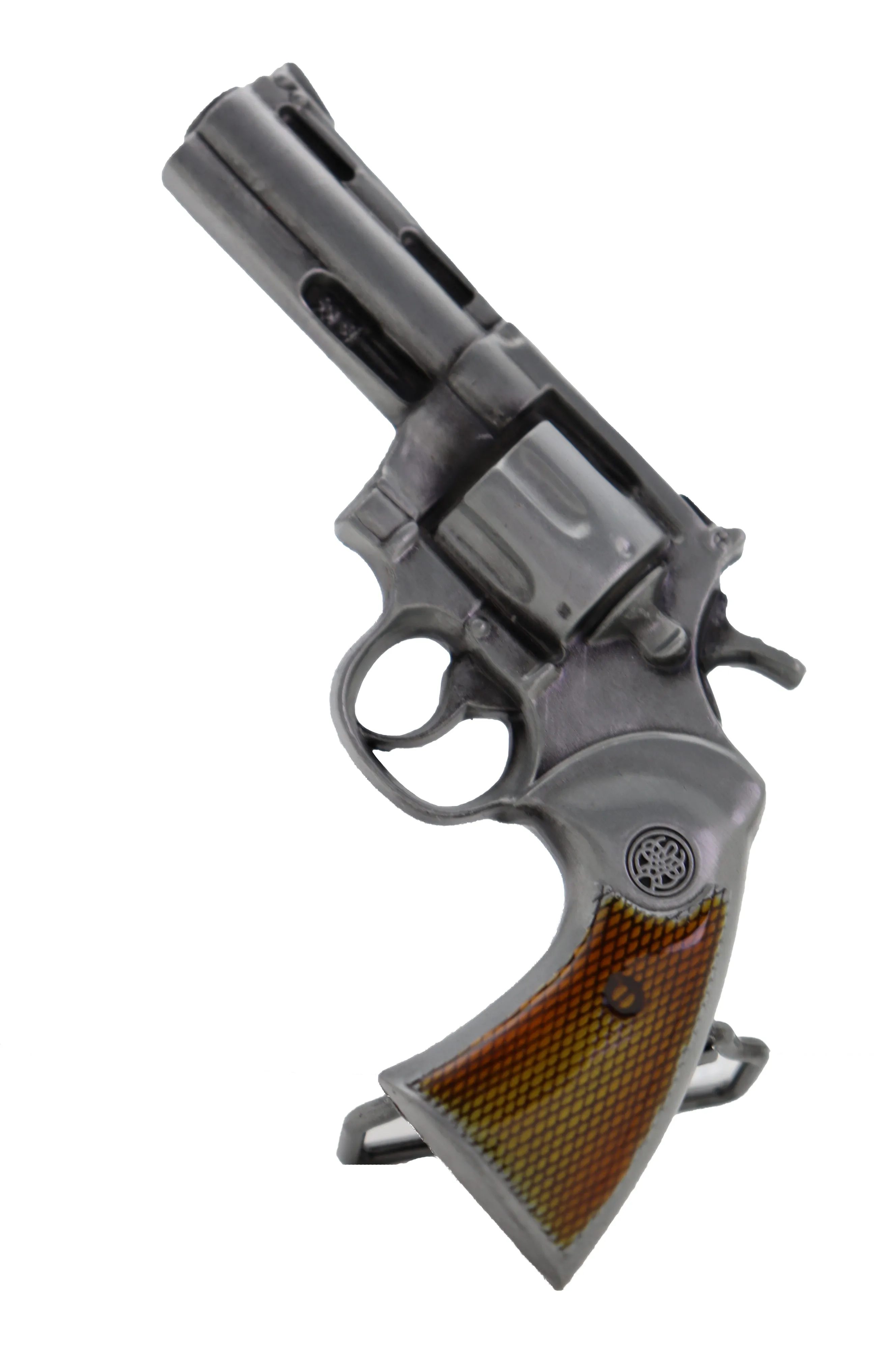Men Western Revolver Gun Metal Belt Buckle