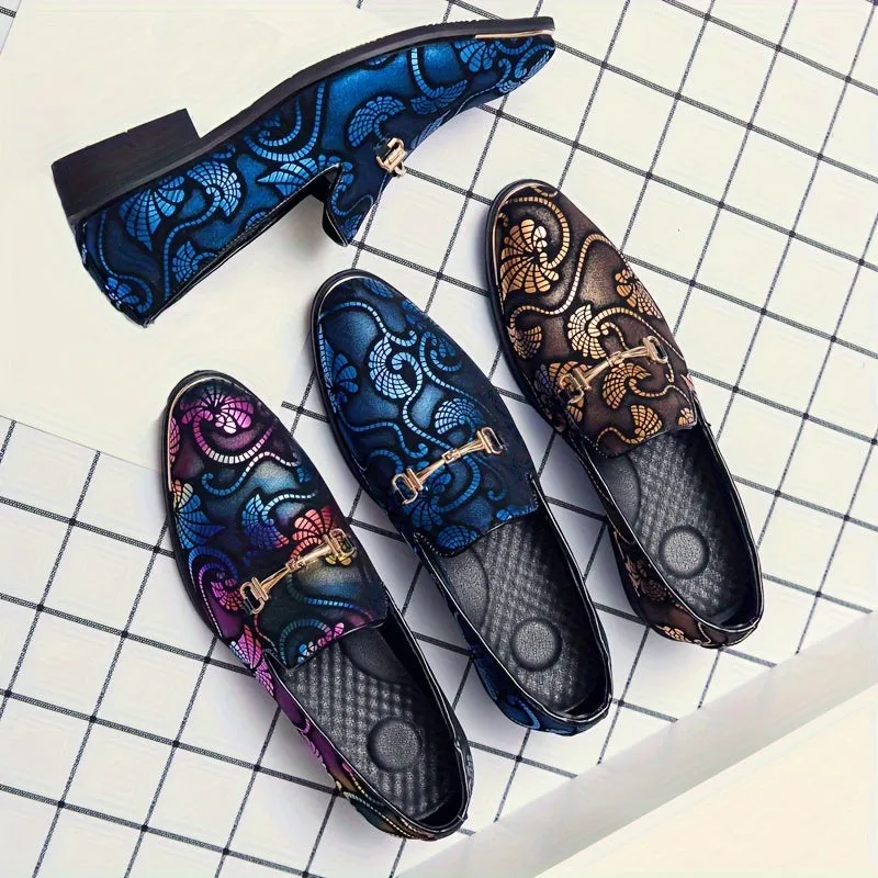 Men'S Fashion Slip-On Loafers, Casual Korean British Style, All-Season Versatile Business Faux Shoes, Trendy Pointed Toe, Breathable Rubber Sole, Casual Outdoor Hiking Footwear, 46 Size