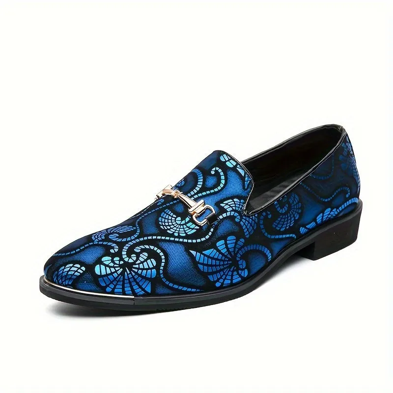 Men'S Fashion Slip-On Loafers, Casual Korean British Style, All-Season Versatile Business Faux Shoes, Trendy Pointed Toe, Breathable Rubber Sole, Casual Outdoor Hiking Footwear, 46 Size