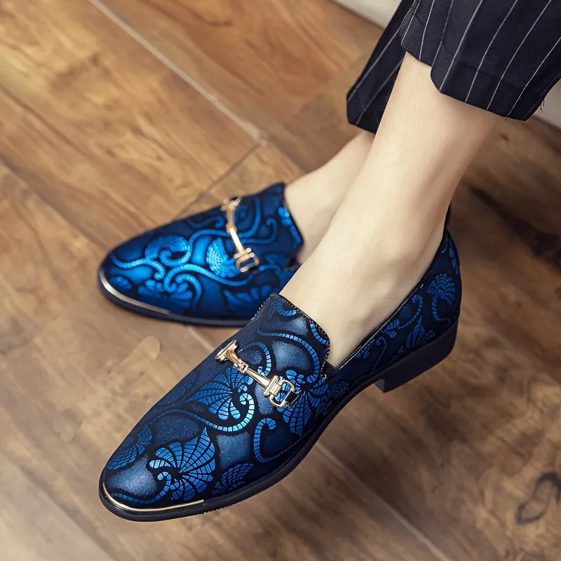 Men'S Fashion Slip-On Loafers, Casual Korean British Style, All-Season Versatile Business Faux Shoes, Trendy Pointed Toe, Breathable Rubber Sole, Casual Outdoor Hiking Footwear, 46 Size