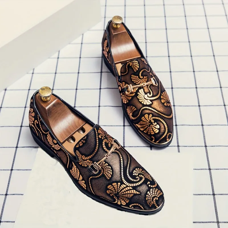 Men'S Fashion Slip-On Loafers, Casual Korean British Style, All-Season Versatile Business Faux Shoes, Trendy Pointed Toe, Breathable Rubber Sole, Casual Outdoor Hiking Footwear, 46 Size