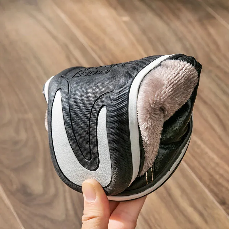Men's PU Leather Regular Use House Slippers