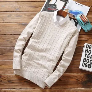 Men's Retro Fashion Knitted Sweater