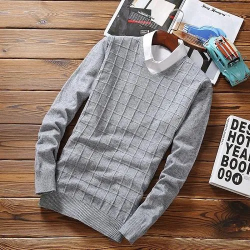 Men's Retro Fashion Knitted Sweater