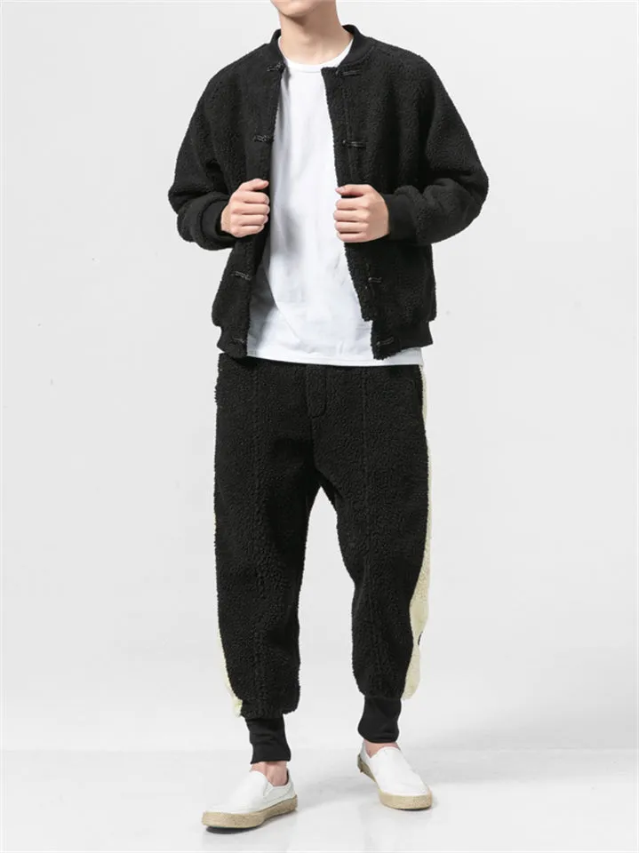 Men's Winter Comfy Plush Outfit Sets