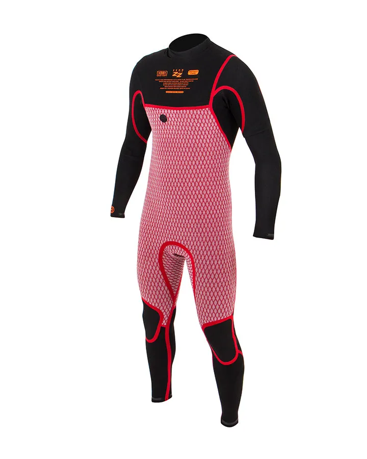 Mens Zero Zip Steamer - 4/3mm