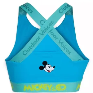 Mickey Mouse Snacks Bra for Women by Outdoor Voices NWT 3XL