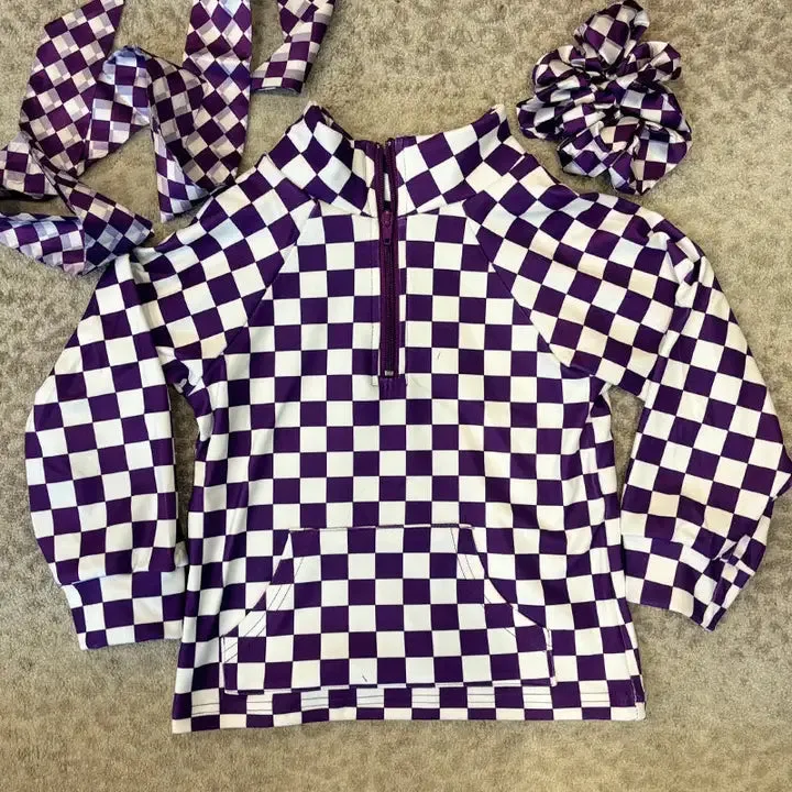 Mini Pep Rally Pullover - Purple