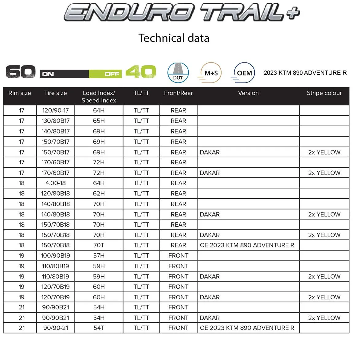 MITAS ENDURO - Trail  (E07 )