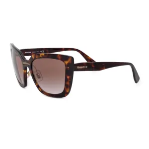 Miu Miu Rectangular Sunglasses SMU03VS 2AU0A6 55