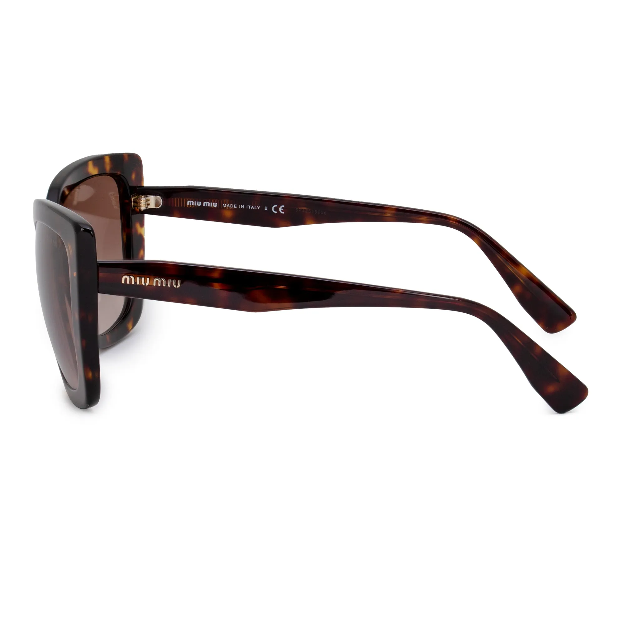 Miu Miu Rectangular Sunglasses SMU03VS 2AU0A6 55