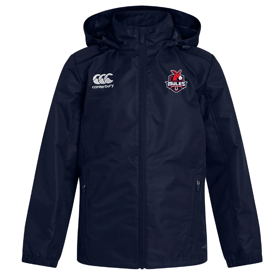 Moscow Mules RFC Club Vaposhield Full Zip Rain Jacket by Canterbury