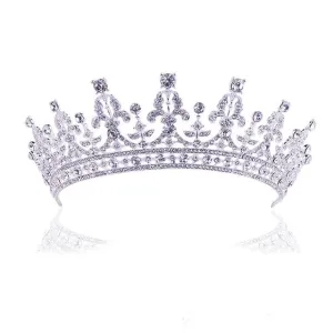 New Fashion Baroque Style Luxury Crystal AB Bridal Crown