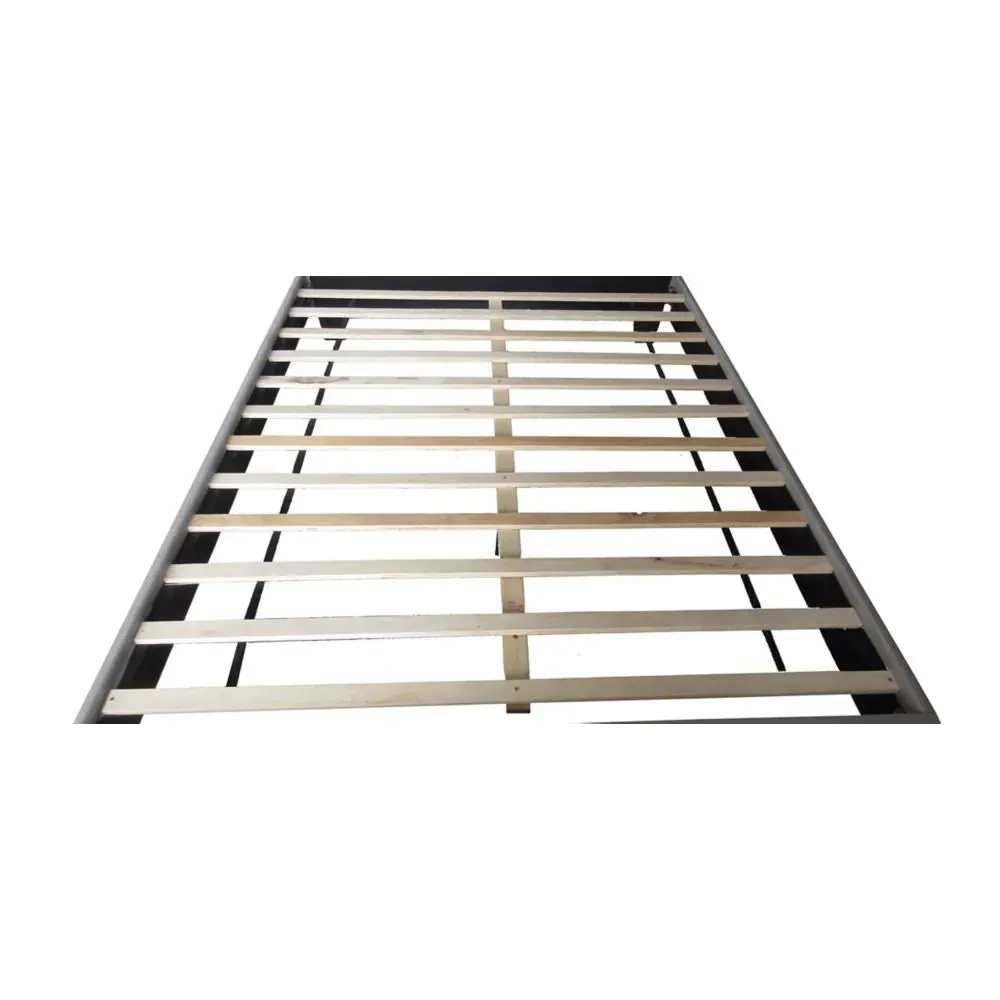 New in Box, Full/Double Platform Bed Upholstered in high quality Faux Leather Ultra Soft Chocolate Brown - No Boxspring required with slats provided - Retails for $620 w/tax