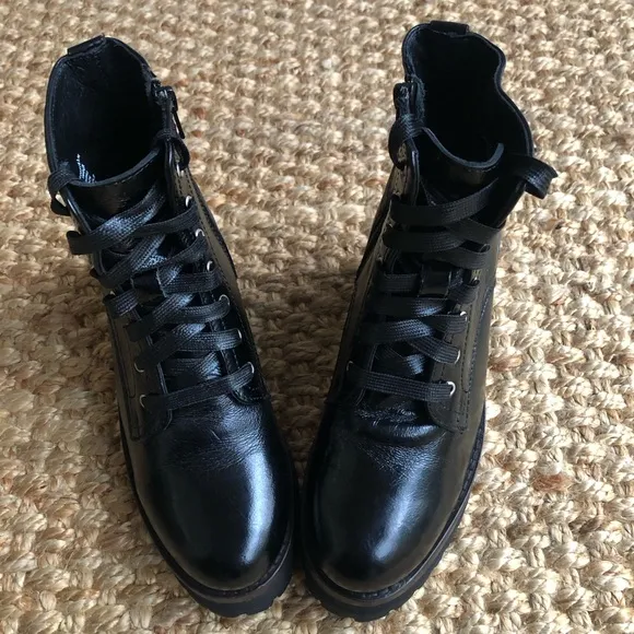 New: Steve Madden Kerry Leather Combat Boot. Size 6.5