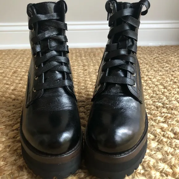New: Steve Madden Kerry Leather Combat Boot. Size 6.5