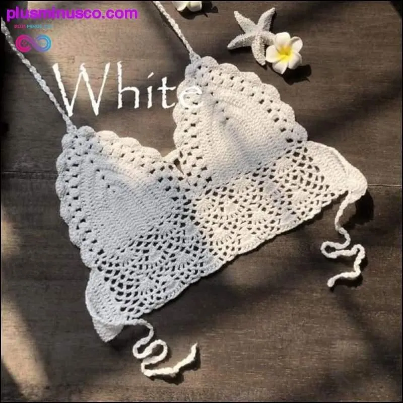 New Triangle Bikini Top Woman Hollow Out Swimsuit