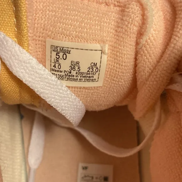 NEW Vans Filmore Hi Platform Color Block Tropical Peach Youth