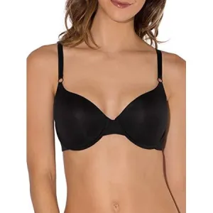 New Women's Fruit Of The Loom Lightly Lined T-Shirt Bra in Black Sz 34DDD, also fits 36DD